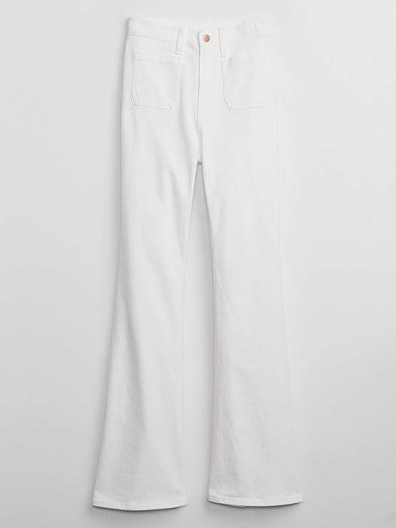 GAP Women's High Rise Flare Denim Jeans | Amazon (US)