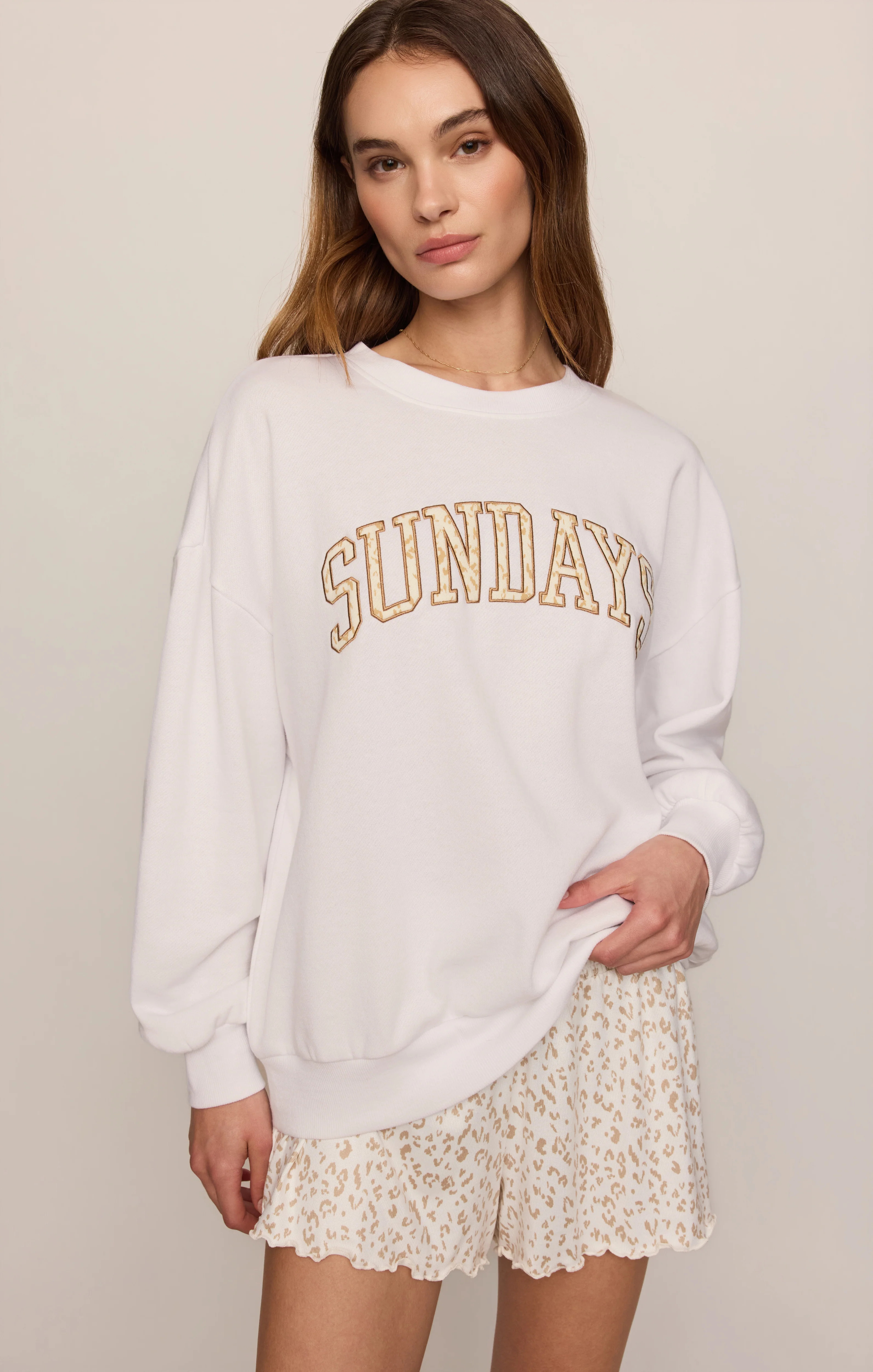 Sundays Wild Sweatshirt White / Medium | Z Supply
