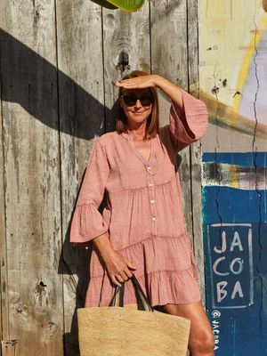 Dream Cotton Gauze Kasey Dress | Faherty