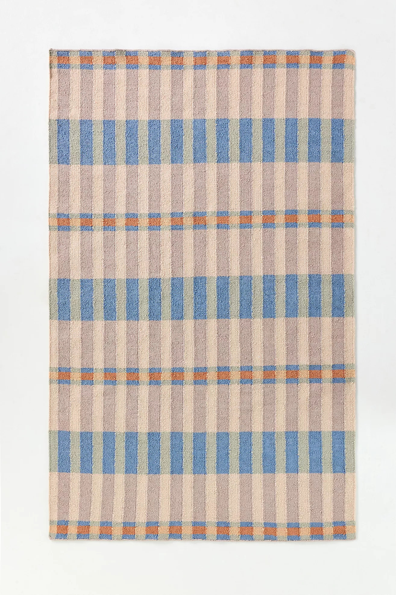 Poppy Indoor/Outdoor Flatwoven Geometric Rug | Anthropologie (US)