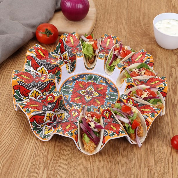 PreparaPrepara Chip and Dip Tray Serving Platter, RedUSD$8.92Price when purchased online | Walmart (US)