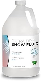 Froggy's Flakes Snow Machine Fluid, Extra Dry Formula Snow Fluid with 30 Feet Float/Drop, 1 Gallo... | Amazon (US)