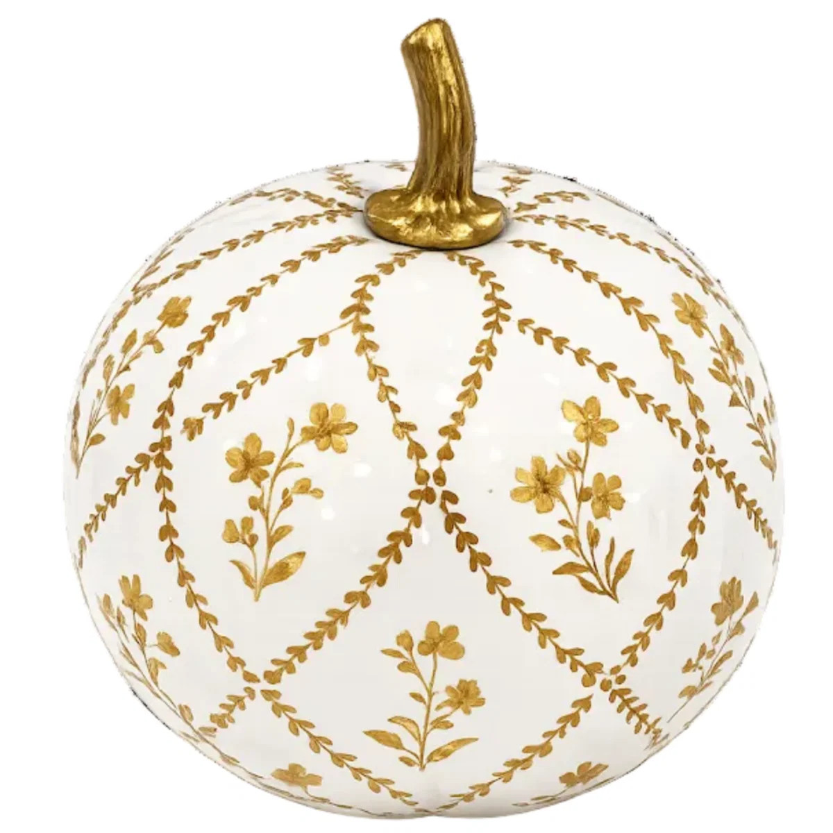 Gold Garden Trellis Pumpkin | The Well Appointed House, LLC