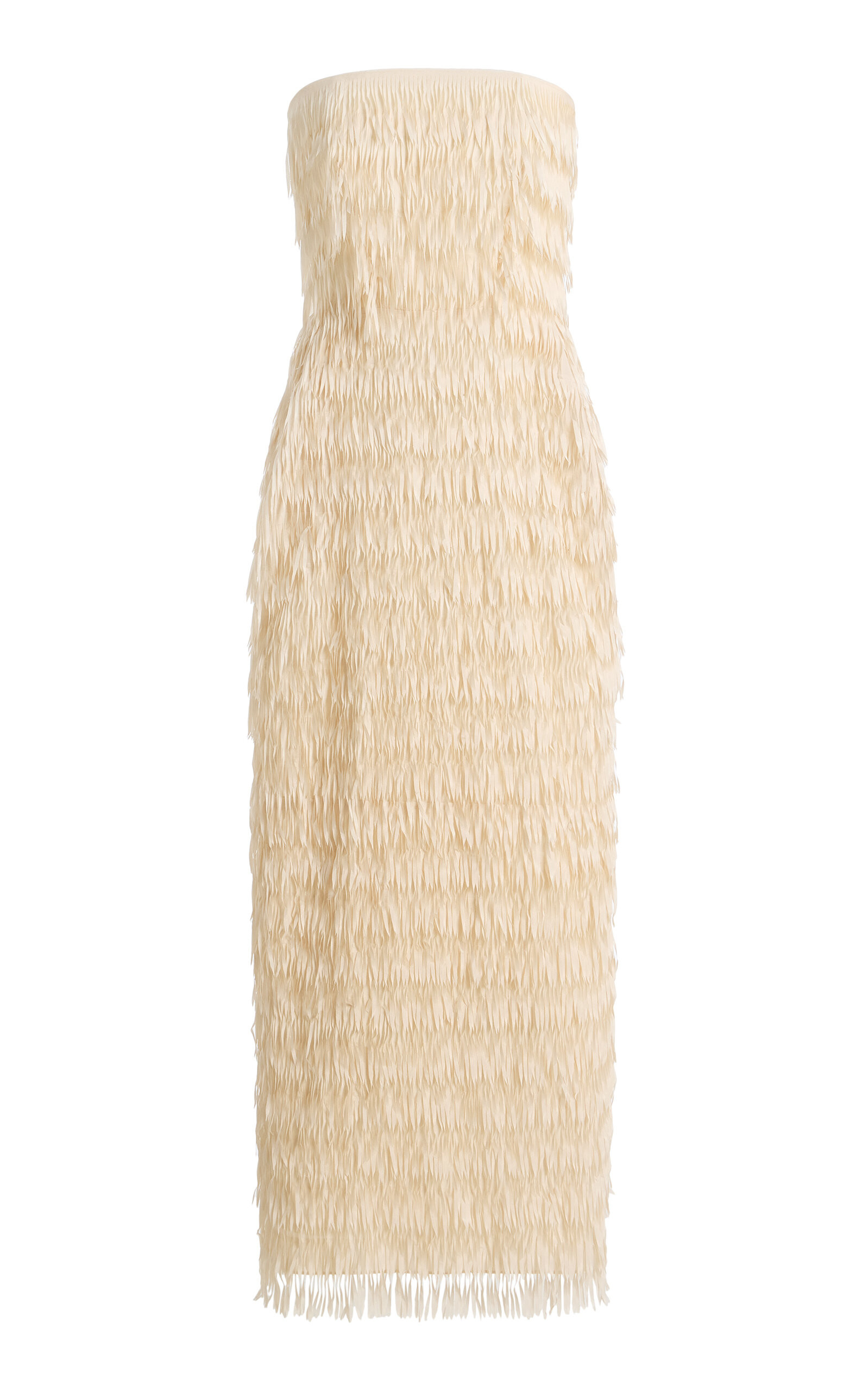 Marigold Fringed Maxi Dress | Moda Operandi (Global)