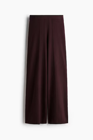 Wide fine-knit trousers | H&M (UK, MY, IN, SG, PH, TW, HK)