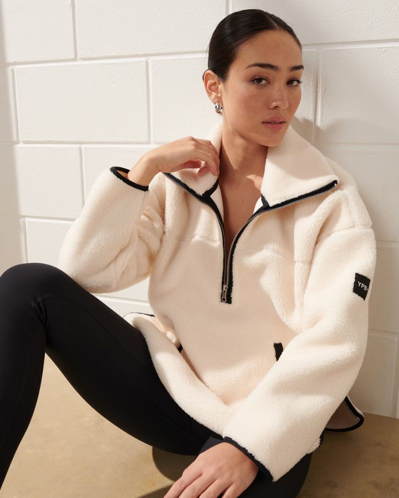 Women's YPB neoWARM Half-Zip | Women's Tops | Abercrombie.com | Abercrombie & Fitch (US)