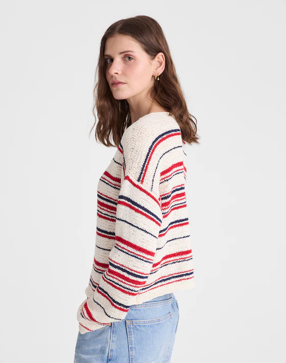Boatneck Pullover Sweater | Madewell