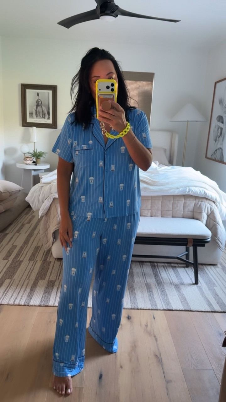 I always size up in my pajamas. I’m wearing a size large and they are SOOO soft! Also available in shorts and different lengths!

#LTKSaleAlert #LTKMidsize #LTKOver40