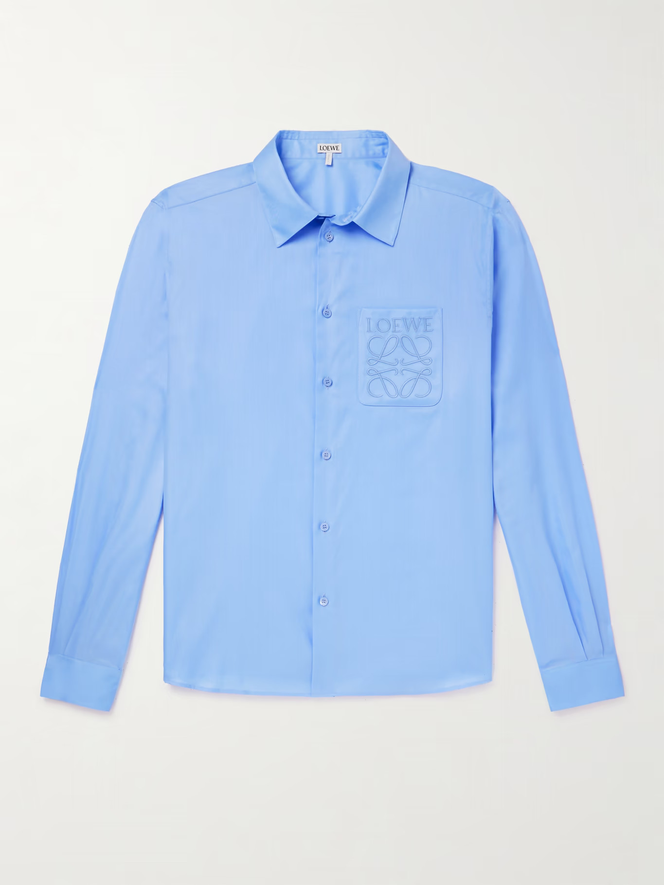 Logo-Embroidered Cotton-Twill Shirt | Mr Porter (UK)