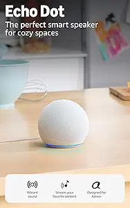 Amazon Echo Dot (newest model) - Vibrant sounding speaker, Designed for Alexa+, Great for bedroom... | Amazon (US)