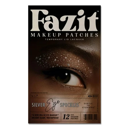 Fazit Silver Glitter Eye Speckles Makeup Patches, 12 Count | Walmart (US)