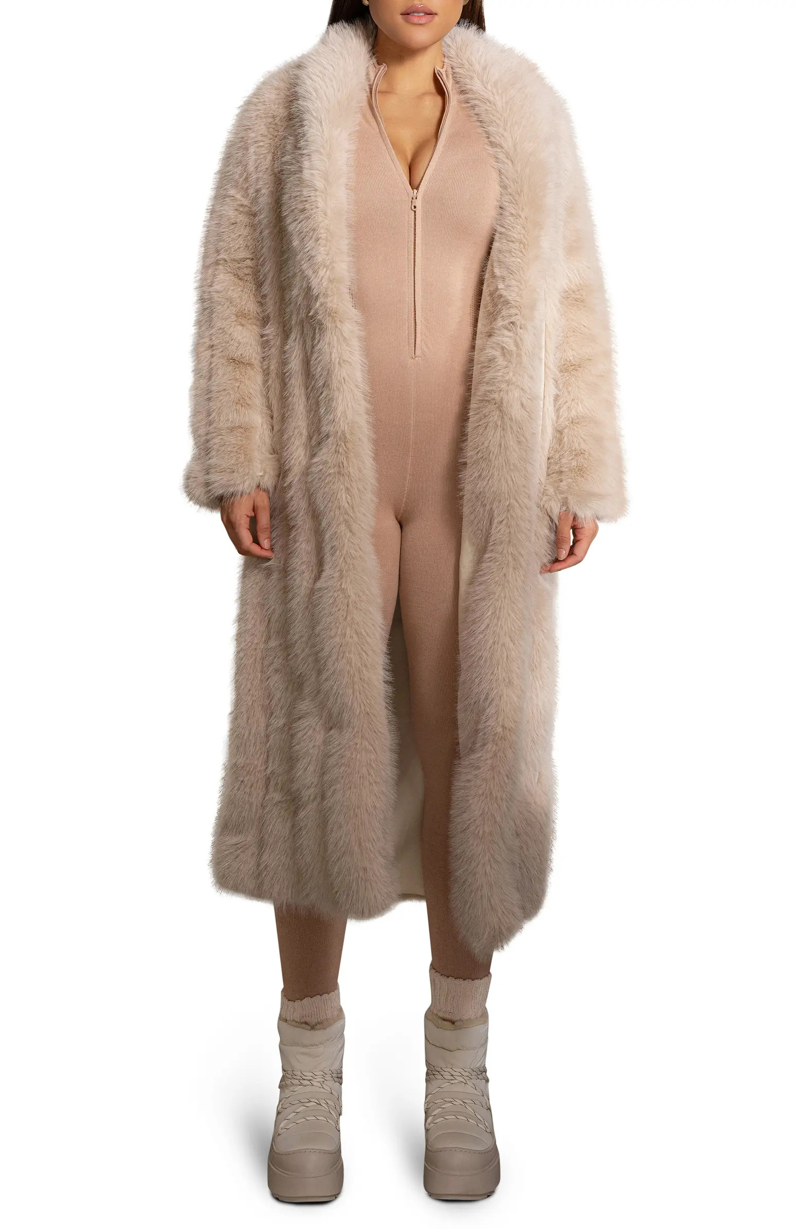 JLUXLABEL Manhattan Faux Fur Coat | Nordstrom | Nordstrom