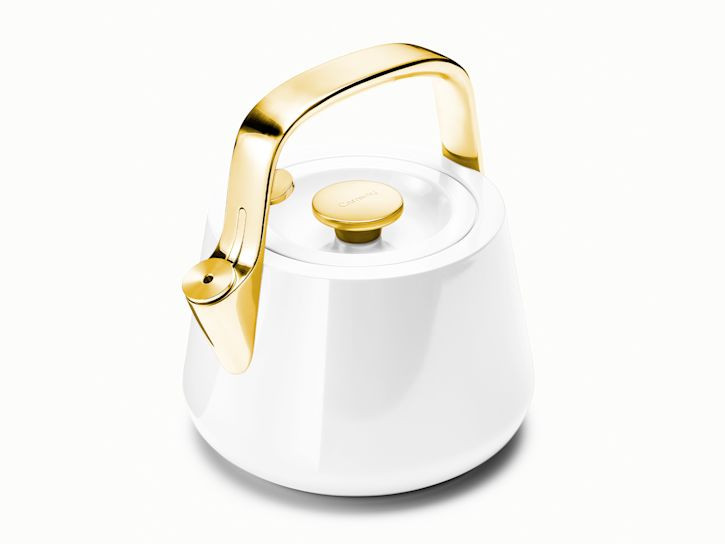 Whistling Tea Kettle | Non-Toxic | Modern & Durable Stainless Steel Design | Caraway | Caraway