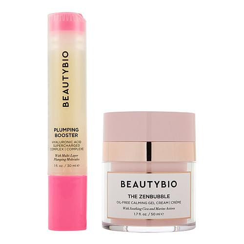 BeautyBio Plumping Booster Serum & ZenBubble Gel Cream | HSN