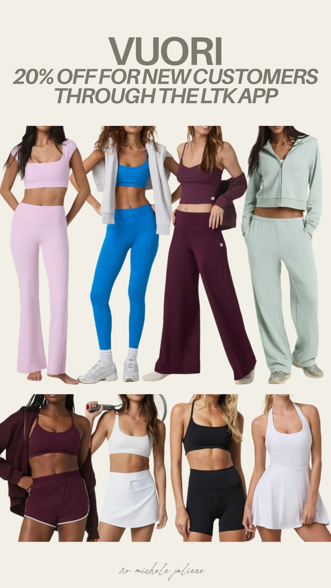 20% off vuori for new customers when you shop through the LTK app 🤍

sale alert, activewear, new arrivals, finds under 100, matching set, casual outfit, michele jaliene 

 

#LTKSpringSale #LTKSeasonal #LTKSaleAlert