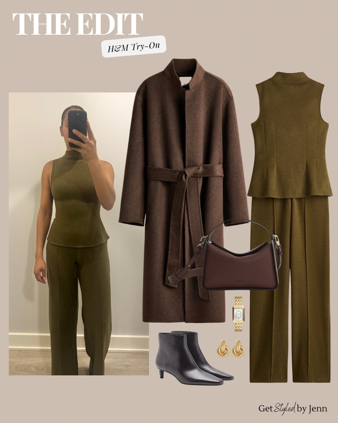 Some days you want an outfit that’s already figured out.

This H&M set is one of those easy yes pieces. Clean lines, flattering proportions, and enough structure to look sharp without feeling dressed up. Worn together it reads streamlined, styled separately it blends right into everyday outfits.

I’d wear the top with denim or tailored trousers, and the pants with a sweater, button-down, or blazer depending on the day. Simple base, a lot of mileage.

I linked the styling pieces and how I’d actually wear it.

Note: The neck opening runs small and size up if you need more length in the pants. The pant length is perfect for short heels and petite ladies. 

#LTKootd #LTKFindsUnder100 #LTKSaleAlert