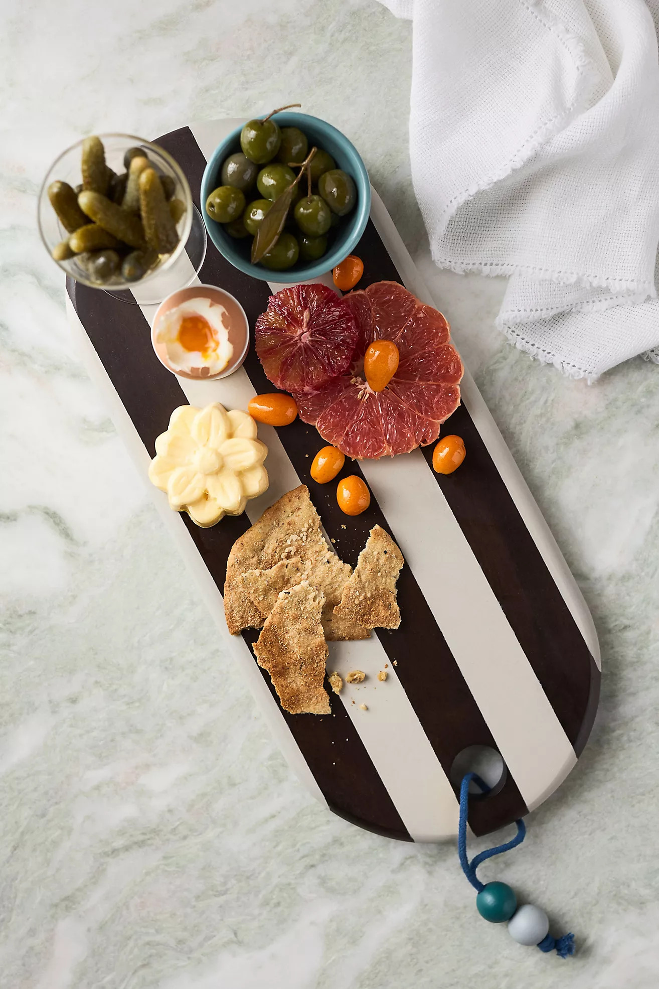 Catania Oval Wood Serving Board | Anthropologie (US)