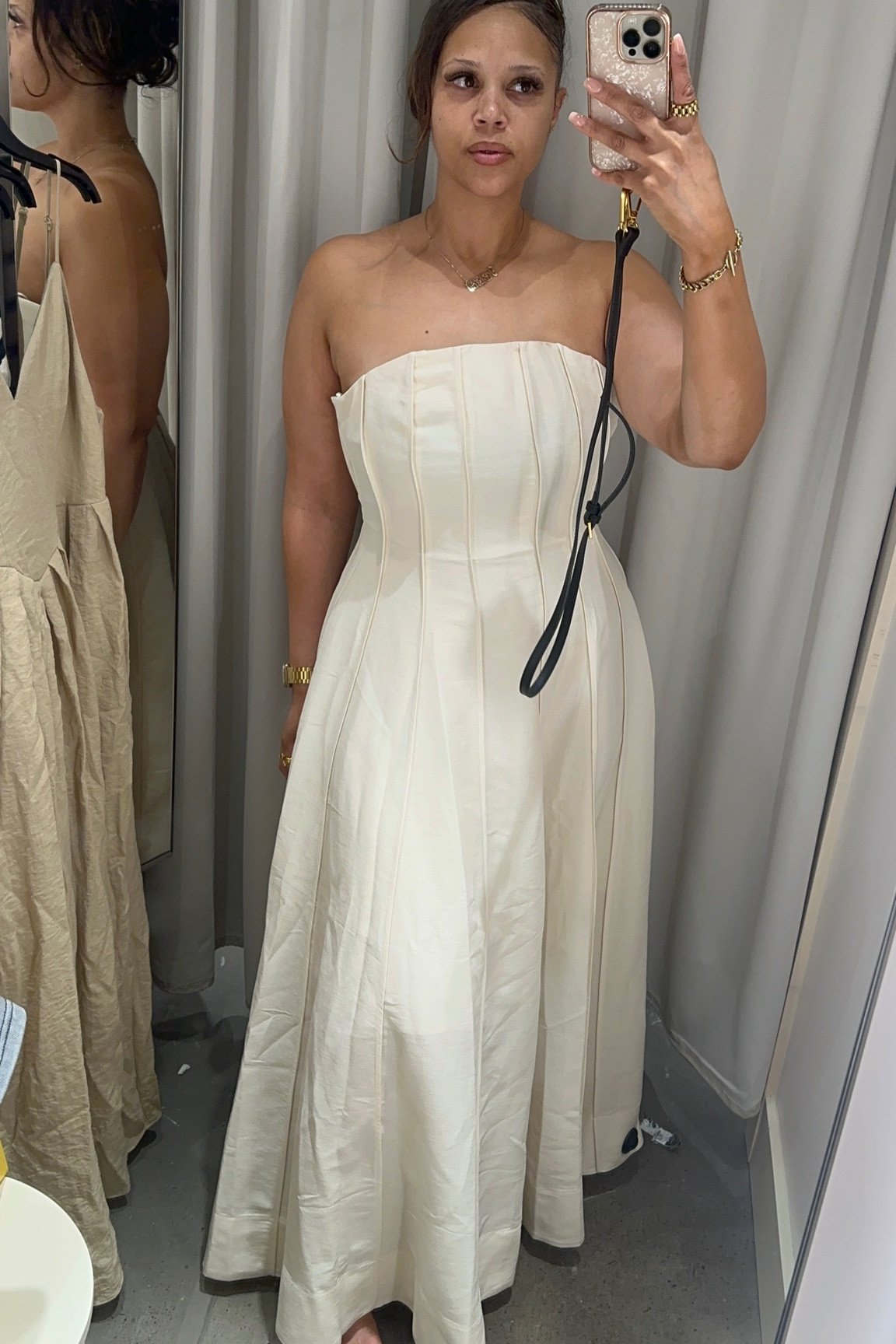 Loved this bandeau dress! so chic! 
