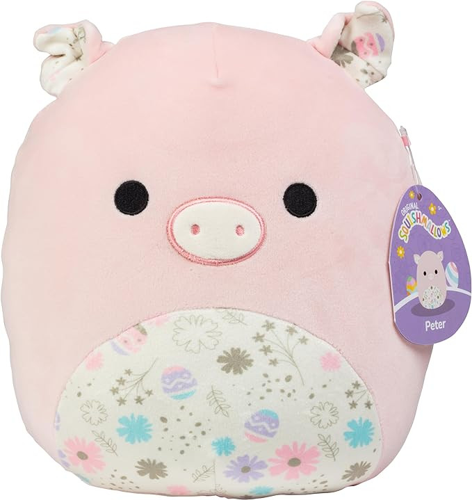 Squishmallows Original 10-Inch Peter The Easter Pig w Easter Egg Belly Badge- Official Jazwares P... | Amazon (US)