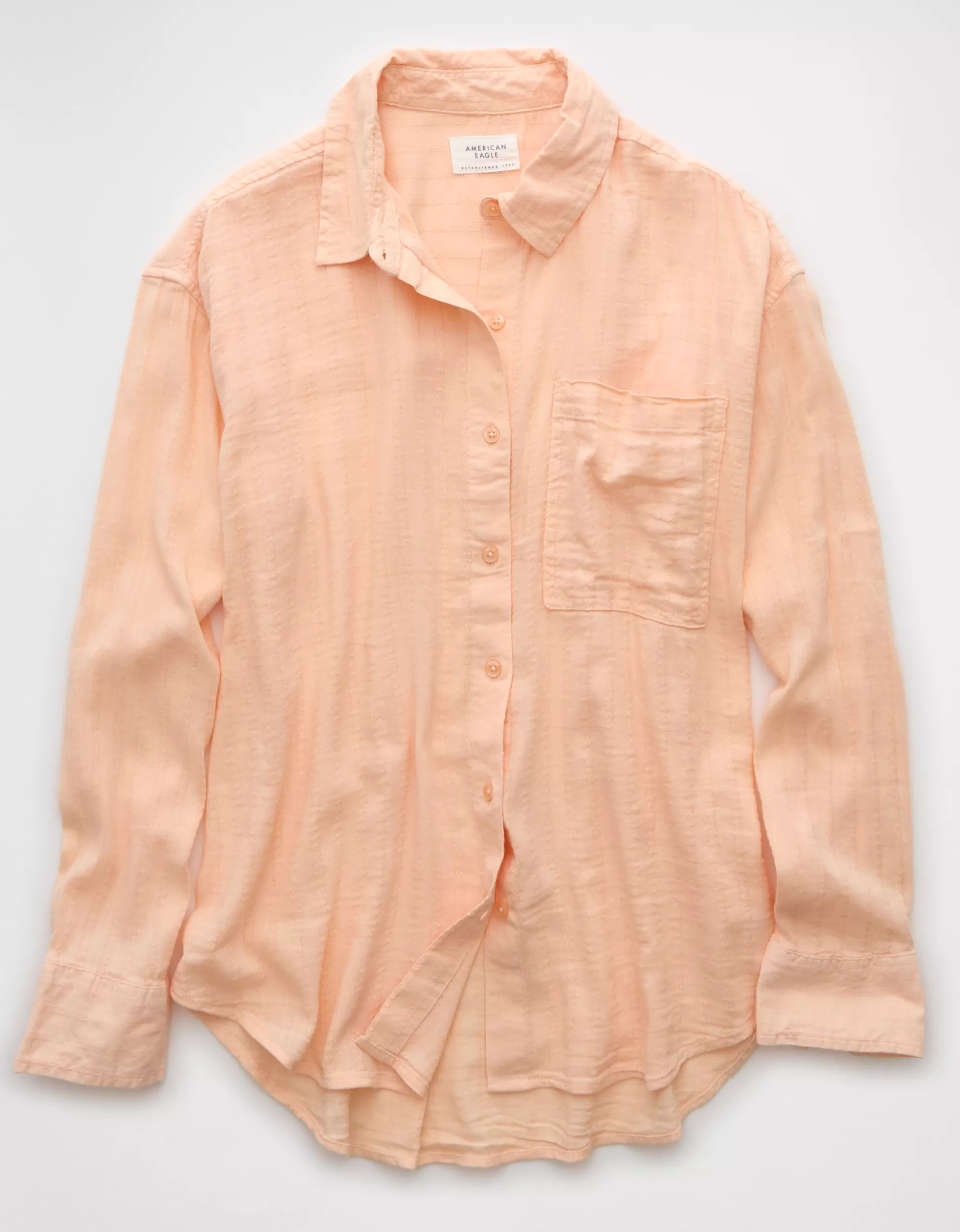AE Perfect Button-Up Shirt | American Eagle Outfitters (US & CA)