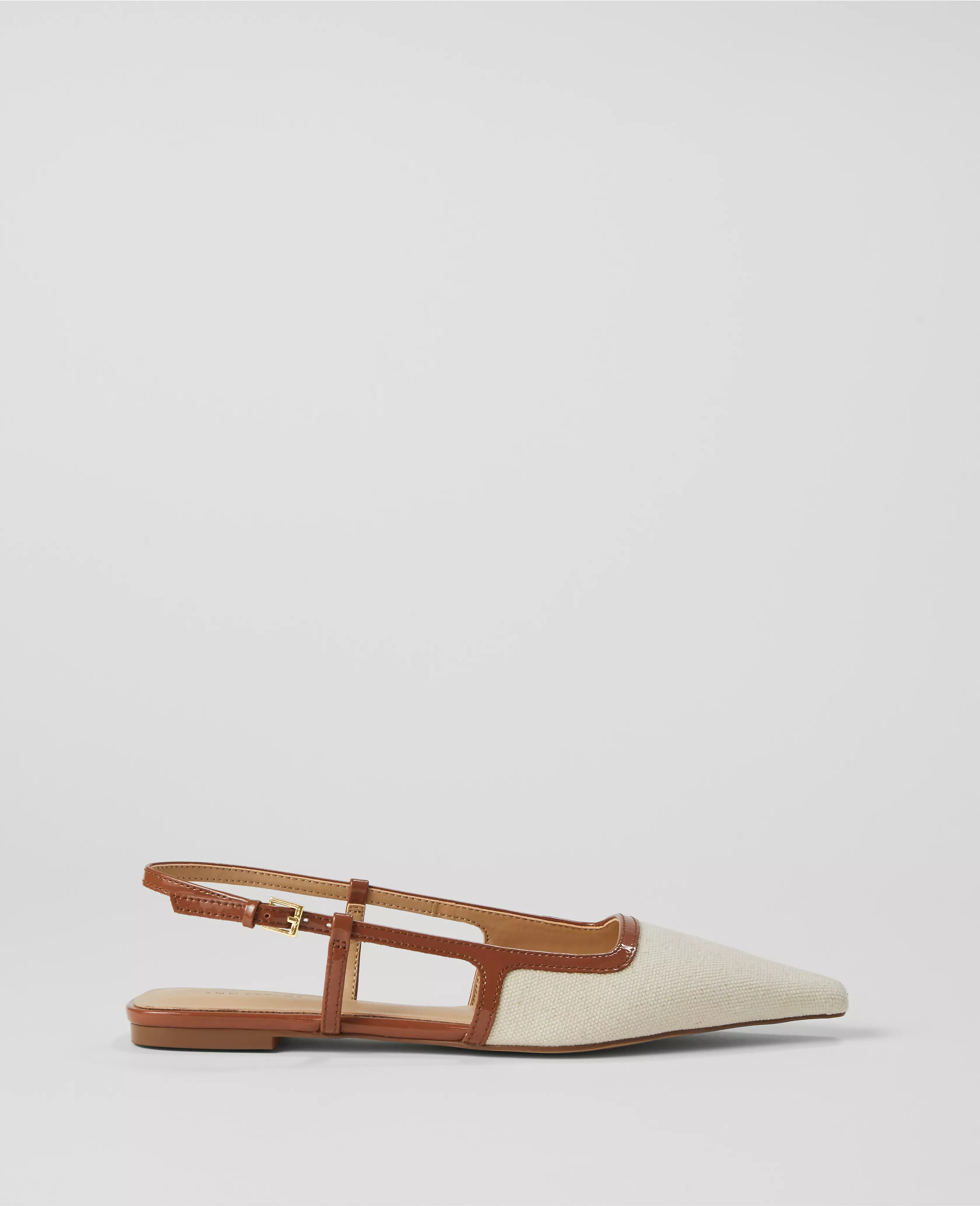 Nip Toe Slingback Flats | Ann Taylor