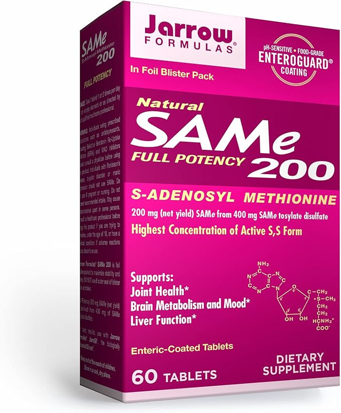 Jarrow Formulas Same 200 mg - 60 Tablets - Highest Concentration of Active S,S Form - Supports Jo... | Amazon (US)