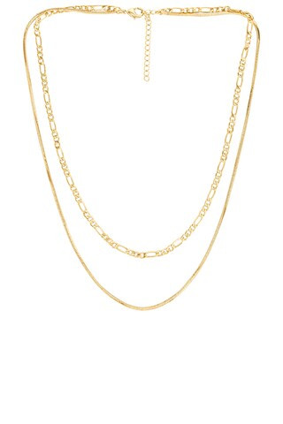 Luv AJ Cecilia Chain Necklace in Gold from Revolve.com | Revolve Clothing (Global)