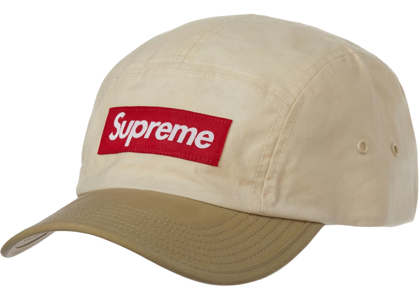Supreme Waxed Cotton Camp CapNatural | StockX