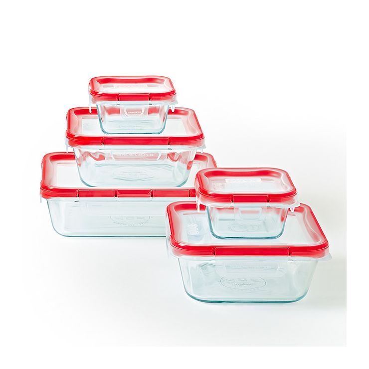 Pyrex 10pc FreshLock Glass Storage Set | Target