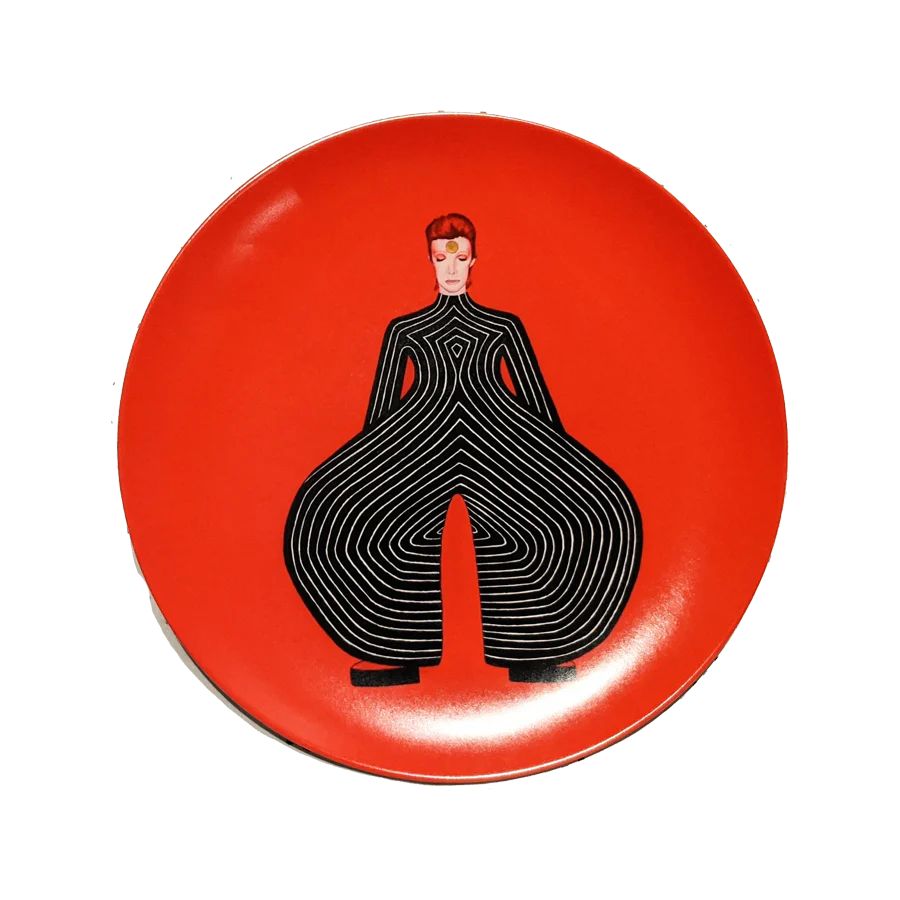 David Bowie Melamine Plates | ALEX'S Art and Objects