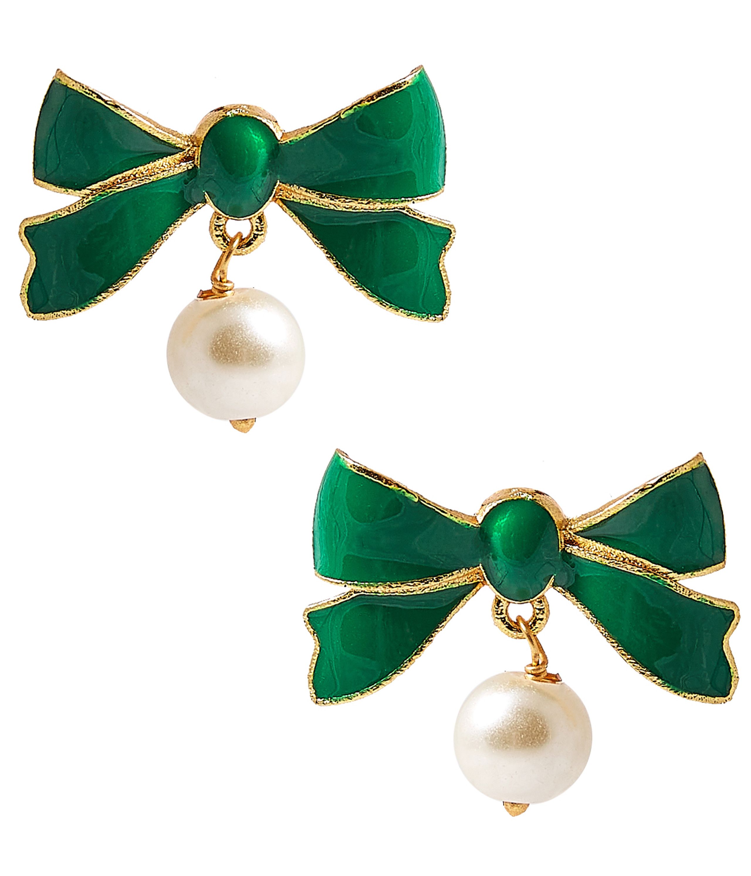 Enamel Bow Earring - Belle of the Ball | Lisi Lerch Inc