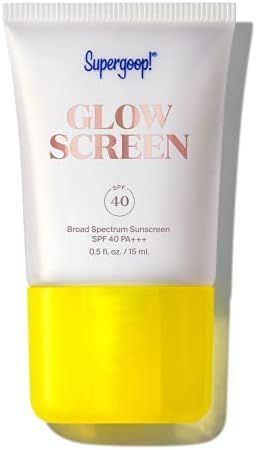 Supergoop! Glowscreen SPF 40 PA+++, 0.5 fl oz - Primer + Broad Spectrum Sunscreen with Blue-Light... | Amazon (US)