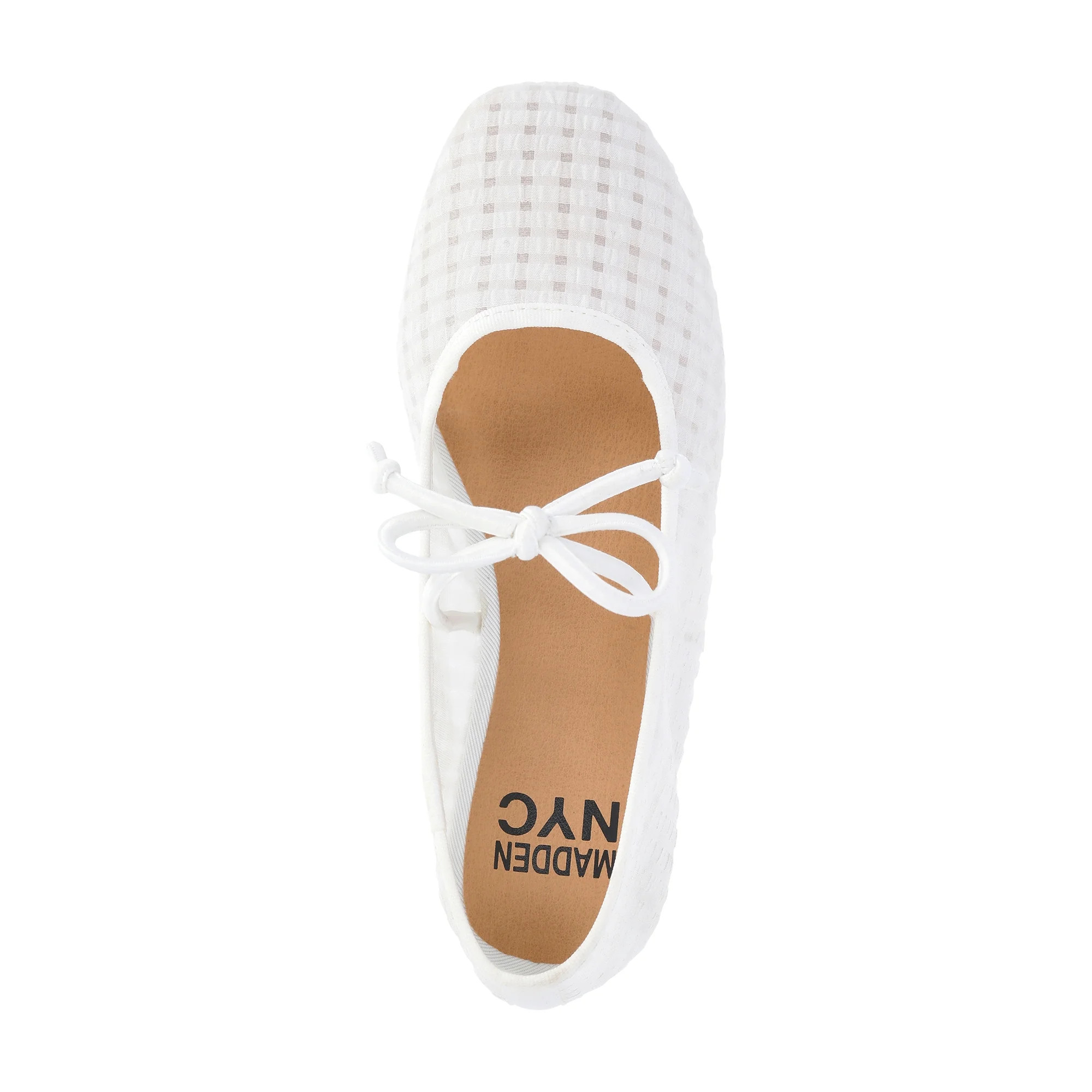 Madden NYC Little and Big Girls' Gingham Mesh Ballet Flats | Walmart (US)