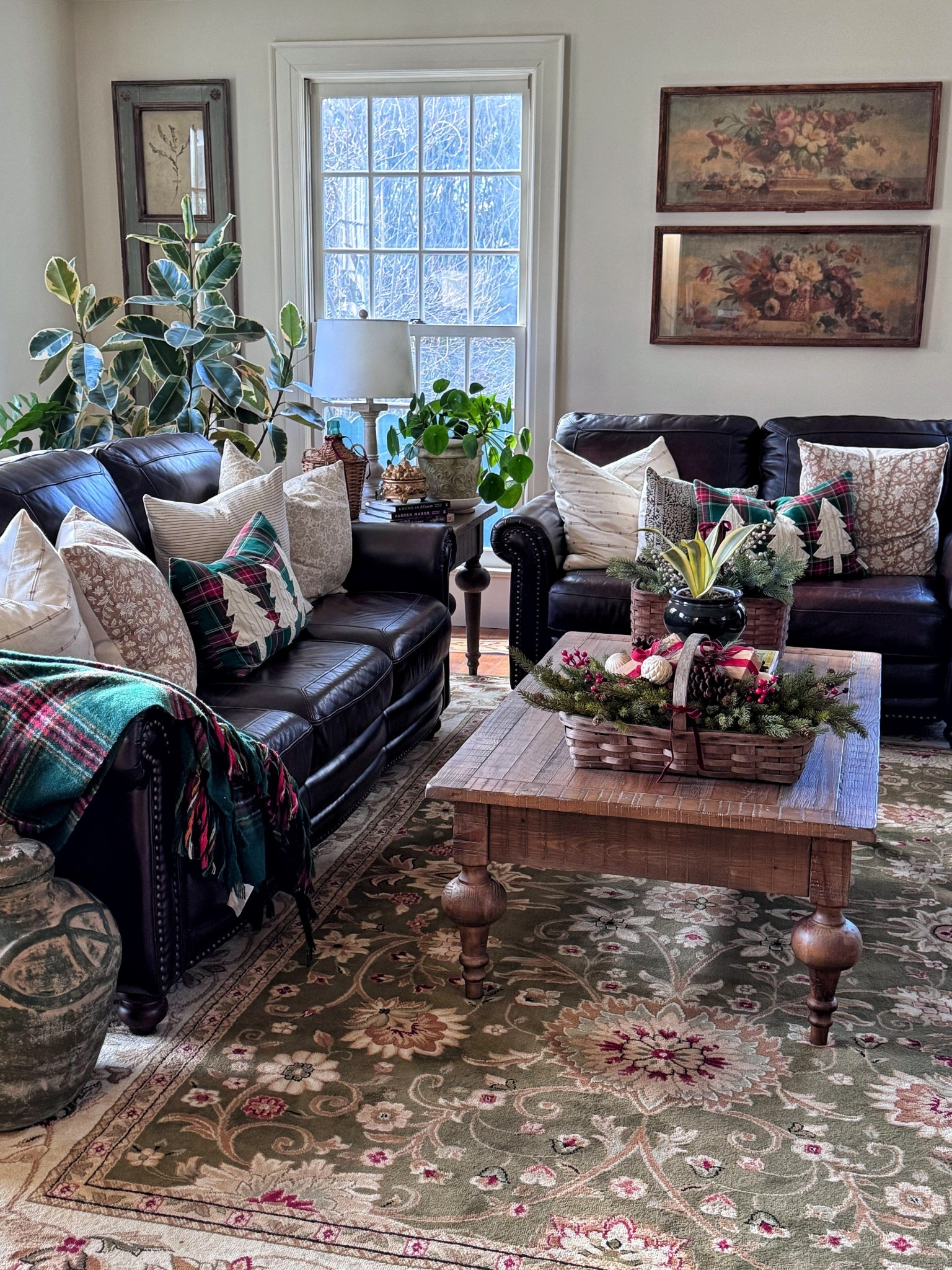 Cozy Christmas a living room with lots of plants and organic decor

#LTKHoliday #LTKSeasonal #LTKHome