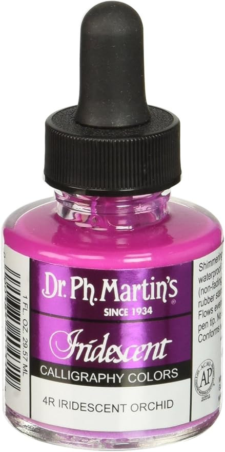 Dr. Ph. Martin's 400070-4R Iridescent Calligraphy Color, 1.0 oz, Iridescent Orchid | Amazon (US)