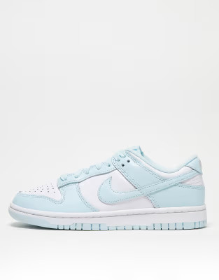 Nike Dunk Low Retro sneakers in baby blue and white | ASOS (Global)