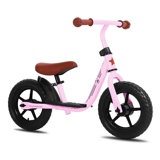 JOYSTAR 10/12 Inch Kids Balance Bike with Footrest for 1-5 Years Girls & Boys, Push Bike for Todd... | Amazon (US)