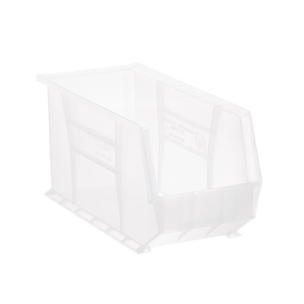 Utility Narrow Large Stackable Plastic Bins | The Container Store