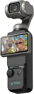 Xtra Muse, Vlogging Camera with 1'' CMOS & 4K/120fps Videos, Pocket Camera with 3-Axis Gimbal Sta... | Amazon (US)