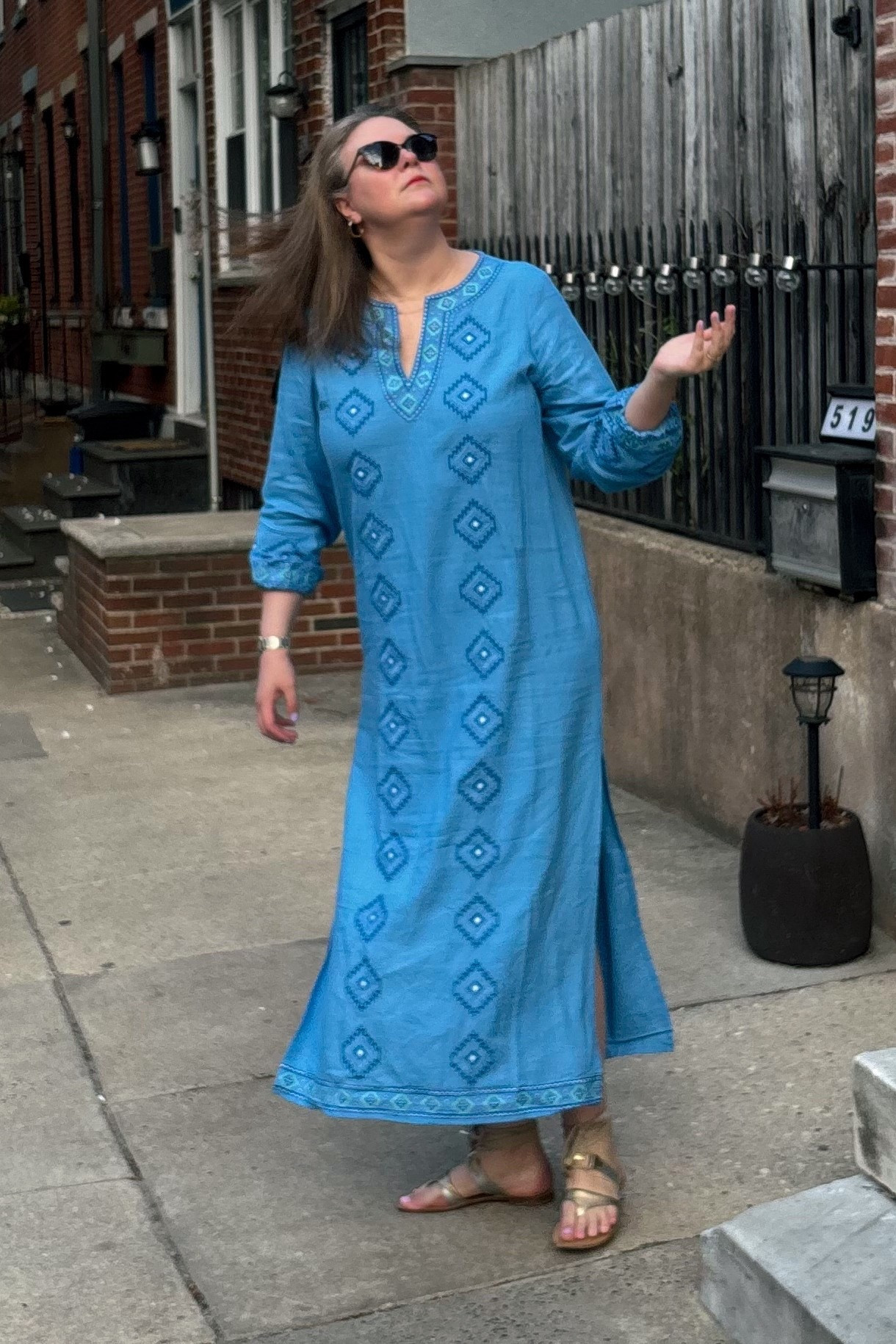 Caftans 🩵💙

#LTKOver40 #LTKMidsize #LTKmomlife