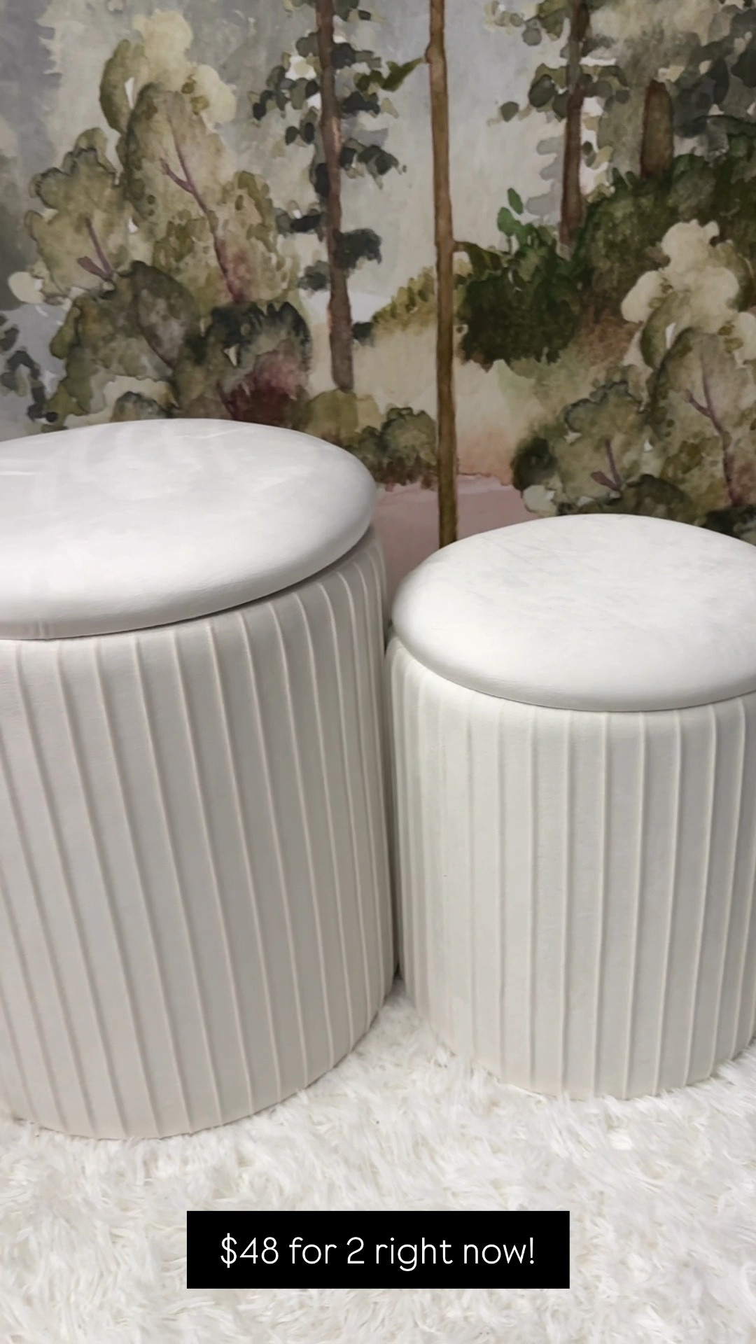 These ottomans are on sale for Prime Day! When you flip them over they have a flat side to make a great side table. 

#LTKFindsUnder100 #LTKSaleAlert #LTKHome