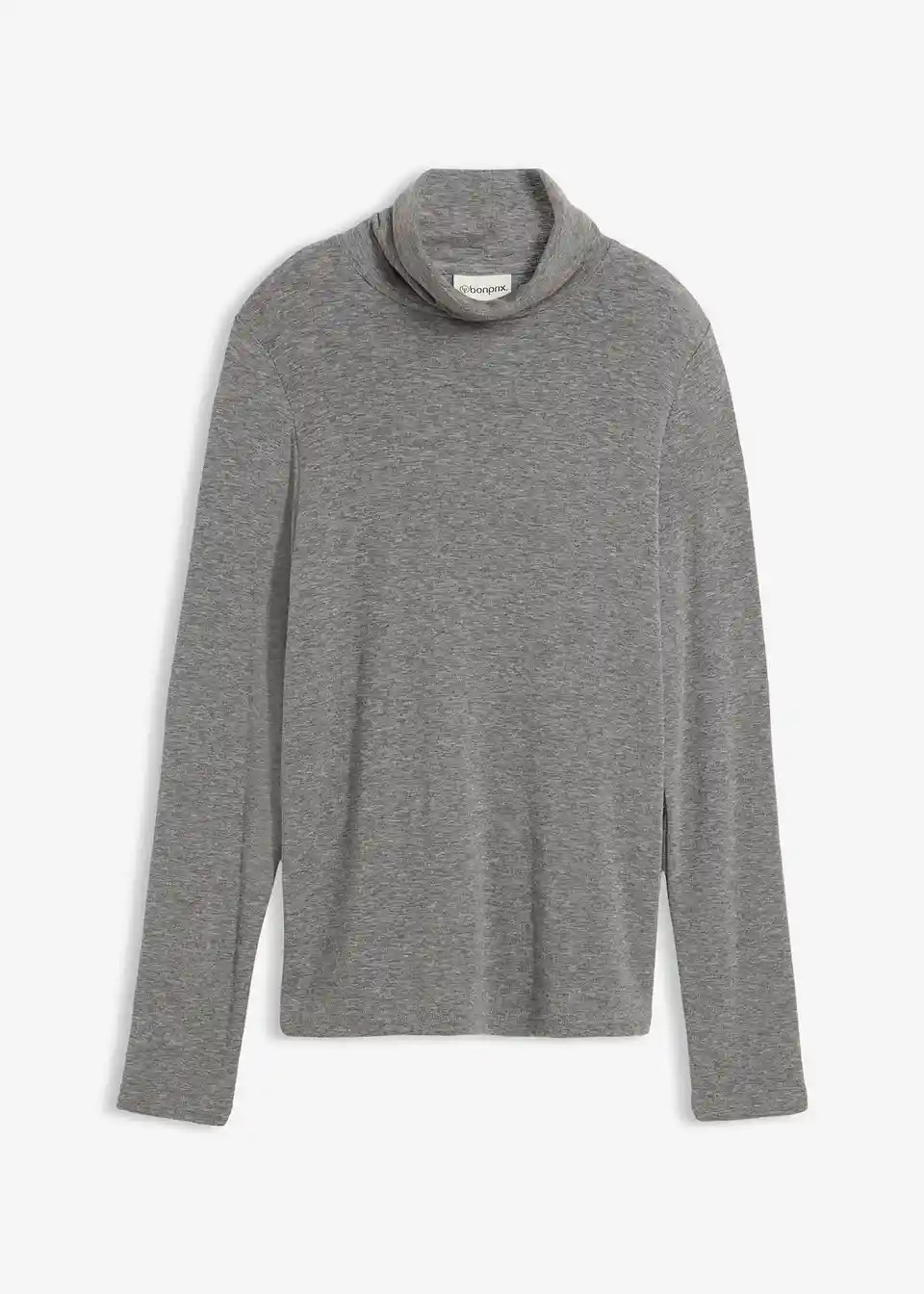 Rollkragenshirt mit Woll-Anteil | Bonprix DE