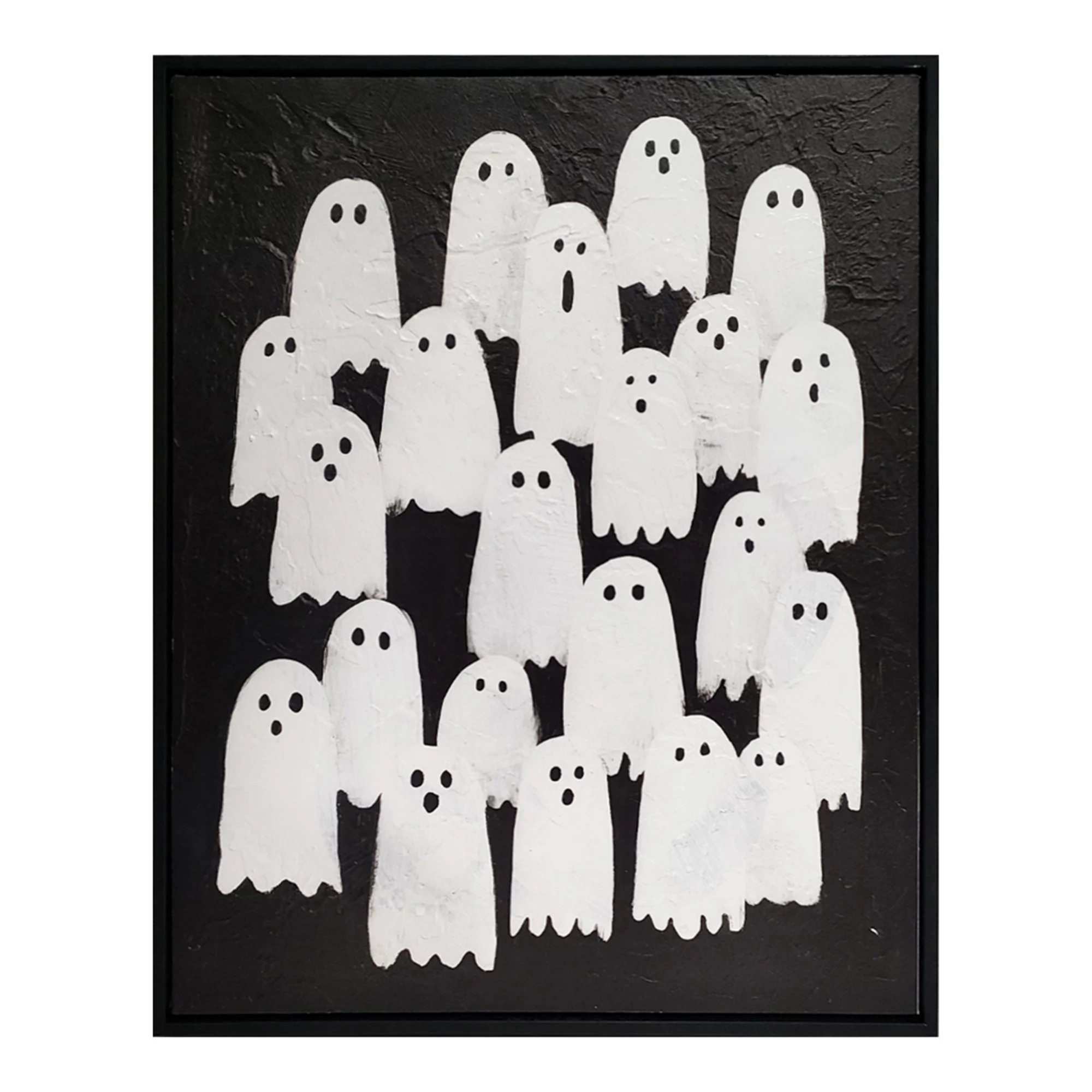 Decorative Framed Ghost Canvas Wall Art, Multi | Kohl's