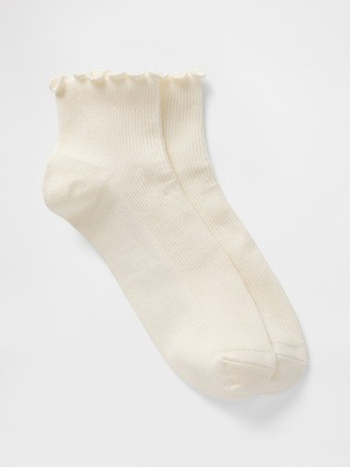 Ribbed Ruffle Socks | Gap (US)