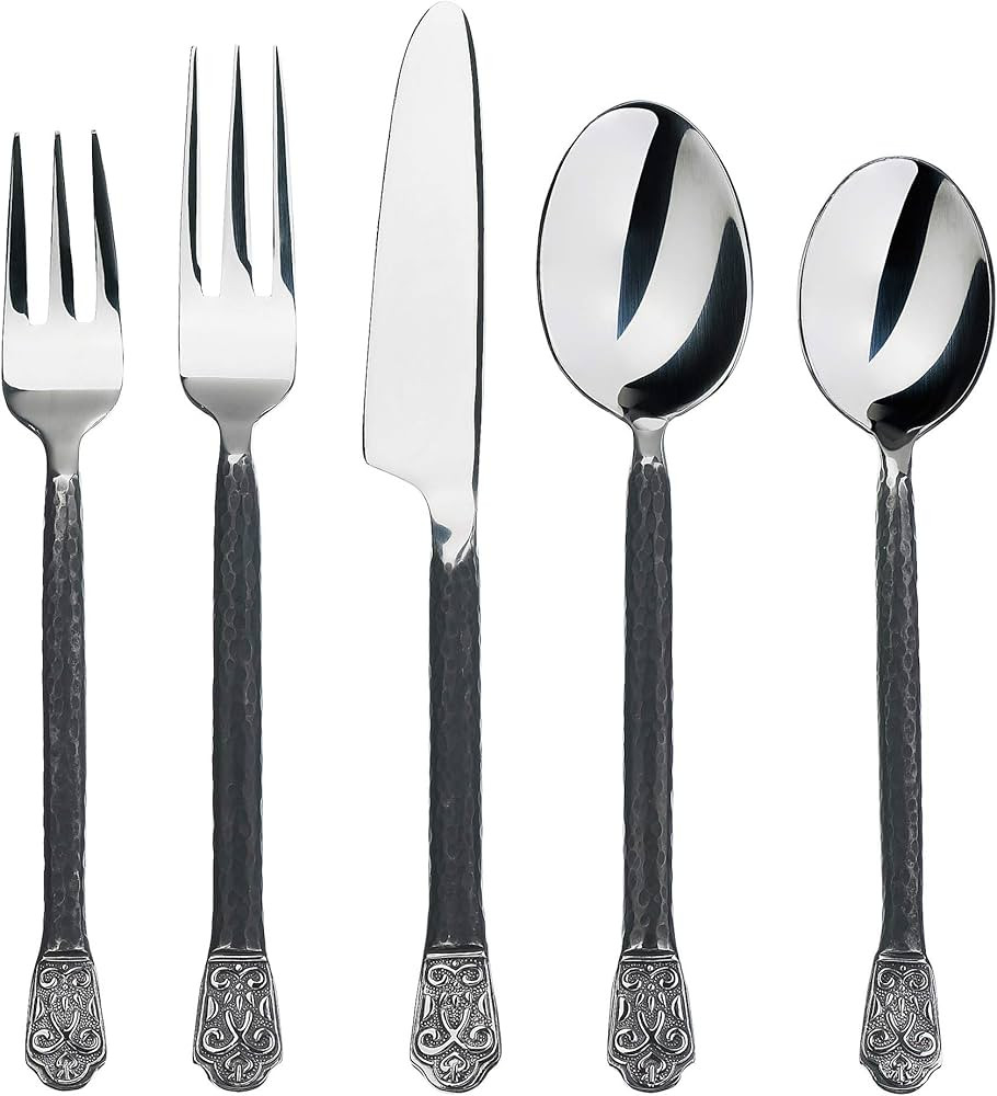 Gourmet Settings Avalon 20-Piece Flatware Set, Service for 4 | Amazon (US)