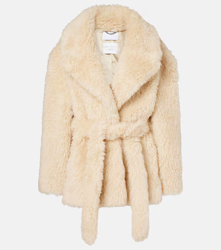 Wool-blend teddy wrap coat | Mytheresa (INTL)