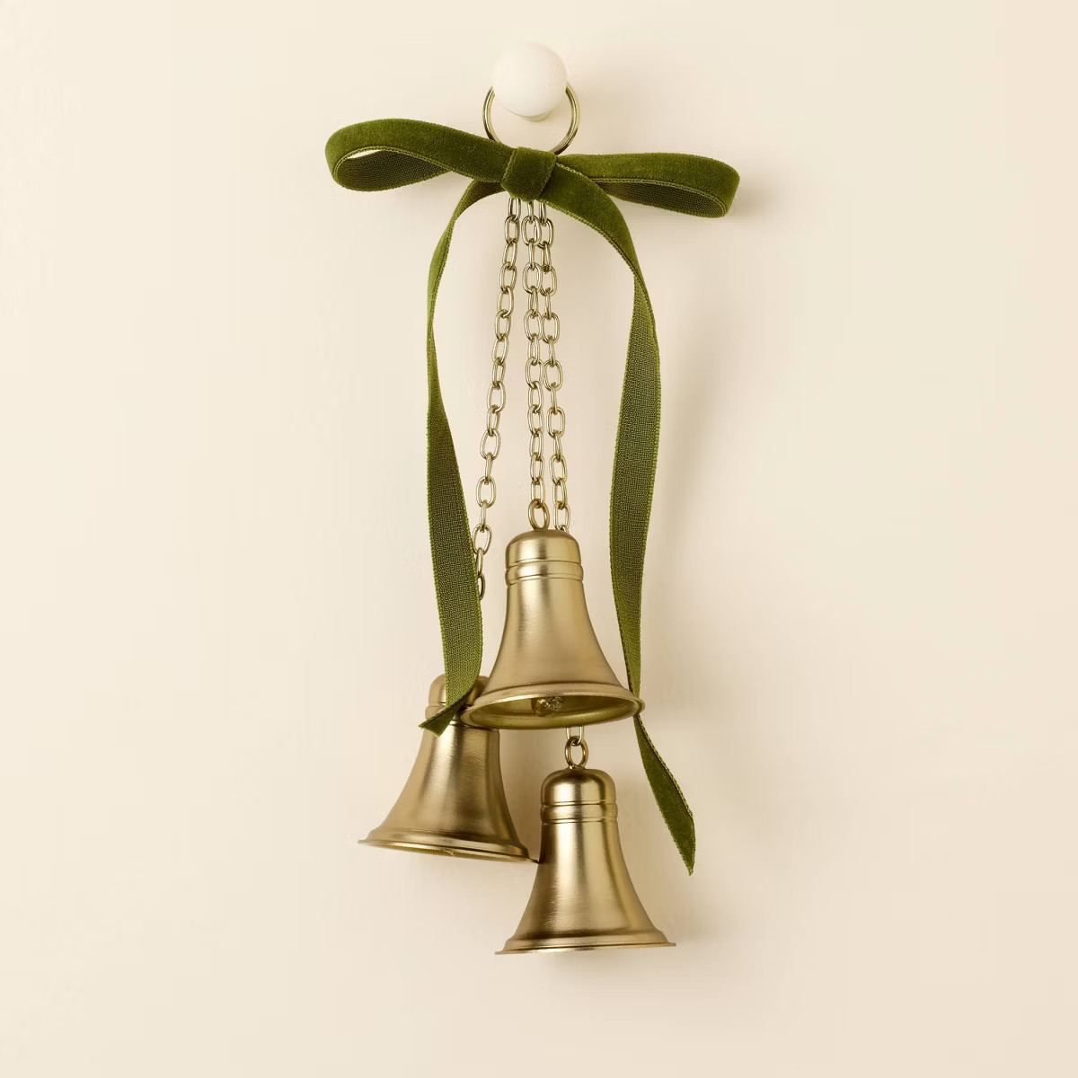 Decorative Brass Bell Christmas Dangler Antique Finish - Hearth & Hand™ with Magnolia | Target