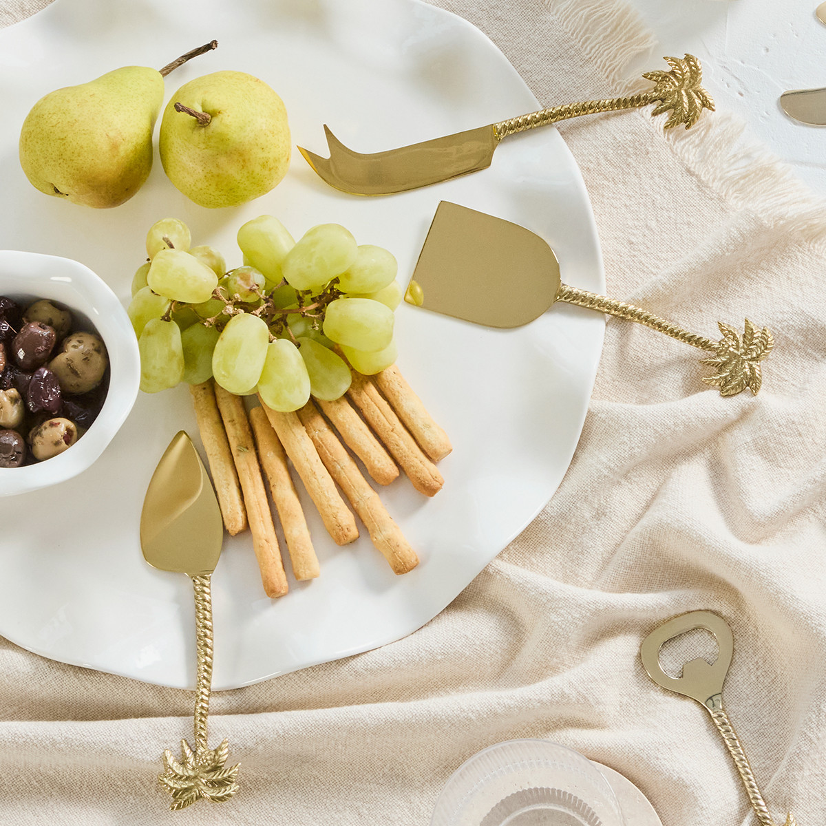 Palm Cheese Knife Set of 3 [HABLPALCKS23] | Pillow Talk AU
