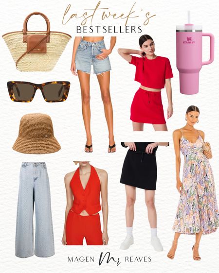 Last Week’s Bestsellers - Parker shorts - Stanley tumbler - Spanx AirEssentials - Summer accessories 

#LTKStyleTip #LTKSeasonal