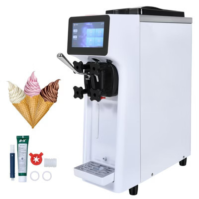 VEVOR Commercial Ice Cream Machine, 10.6 QT/H Yield, 1000W Single Flavor Countertop Soft Serve Ice Cream Maker, 4L Hopper 1.6L Cylinder | Target